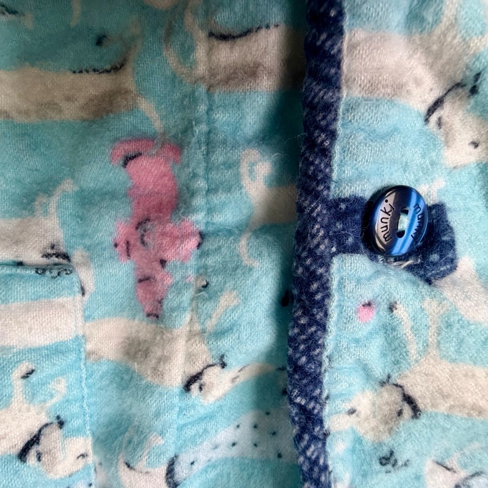 MUNKI MUNKI Women's 2 Piece Flannel Pajamas Wiener Dog Dauschunds EUC - Picture 5 of 8